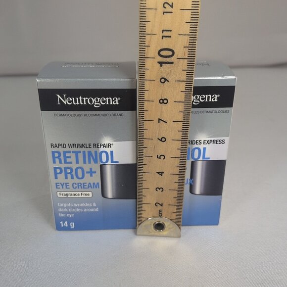 2 Pack Neutrogena Rapid Wrinkle Repair Retinol Pro+ Eye Cream 14g Dark Circles - Picture 7 of 8